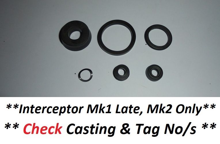 BRAKE MASTER CYLINDER REPAIR SEALS KIT (Jensen Interceptor & FF) (Mk1 Late, Mk2) (**From Jun 68- 71 Only**)   
